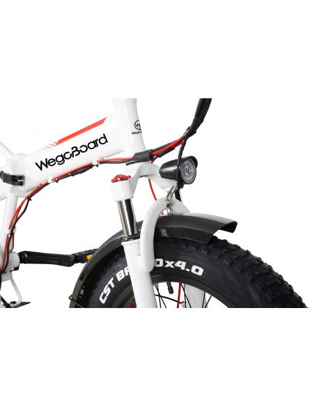 Velo electrique pliable SuperBike Blanc