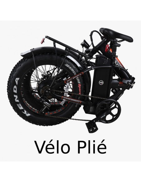 Velo electrique pliable SuperBike Blanc
