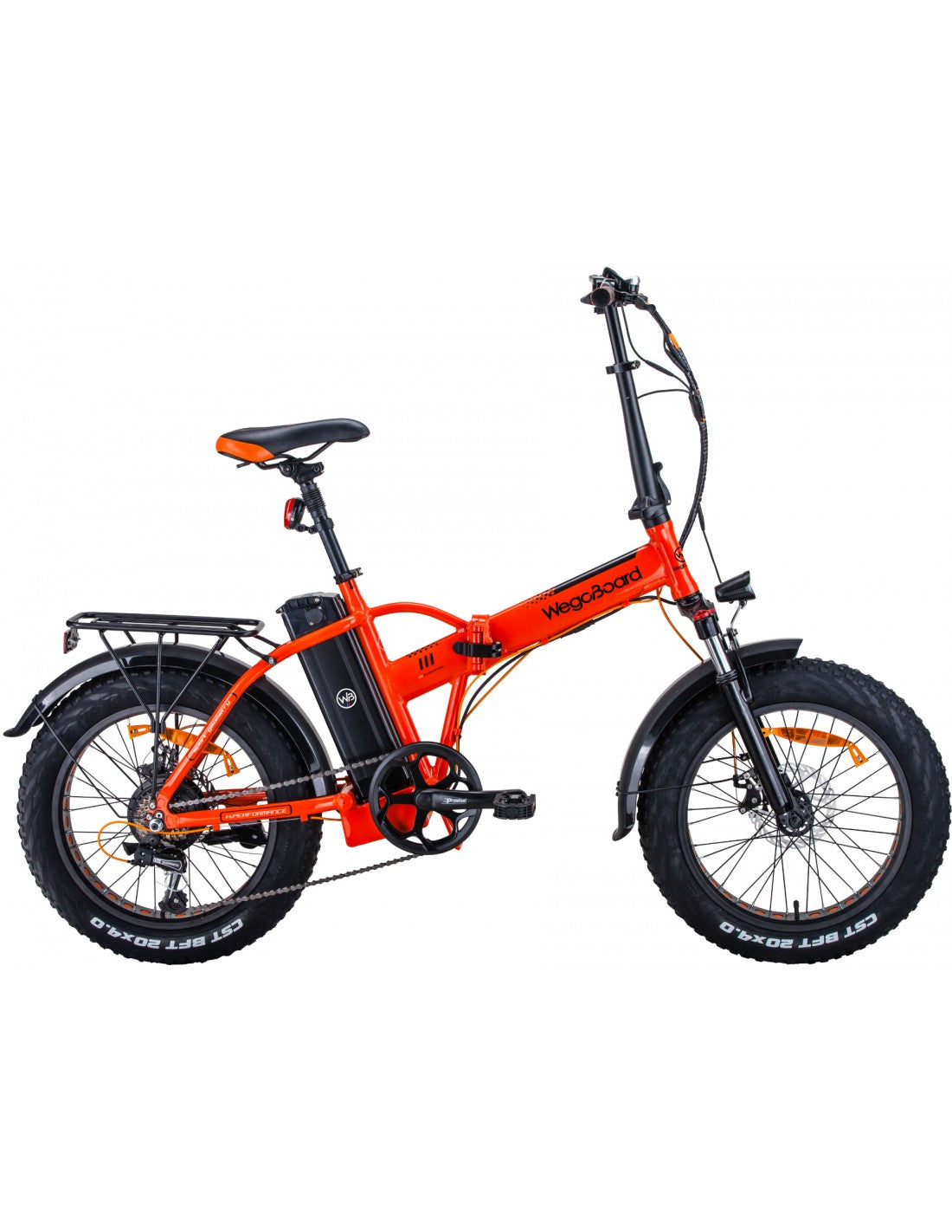 Velo electrique pliable SuperBike Orange