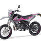 Supermotard 50cc thermique - MRT 50 SM LOW ROSA