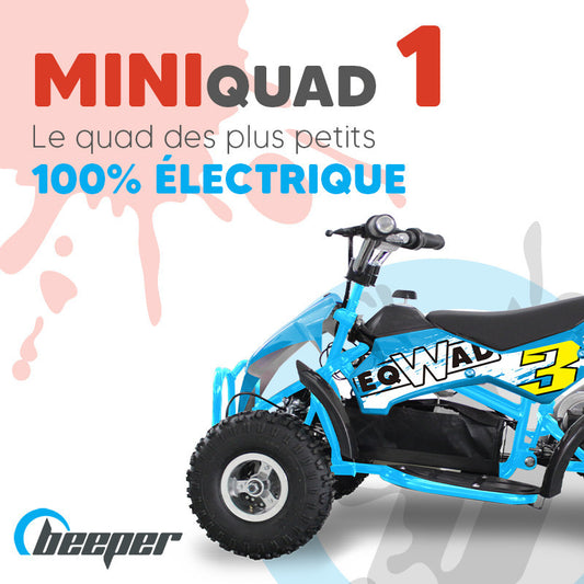 MINIQuad  • Quad électrique enfant • 1 kW max • 36 V • 12 Ah