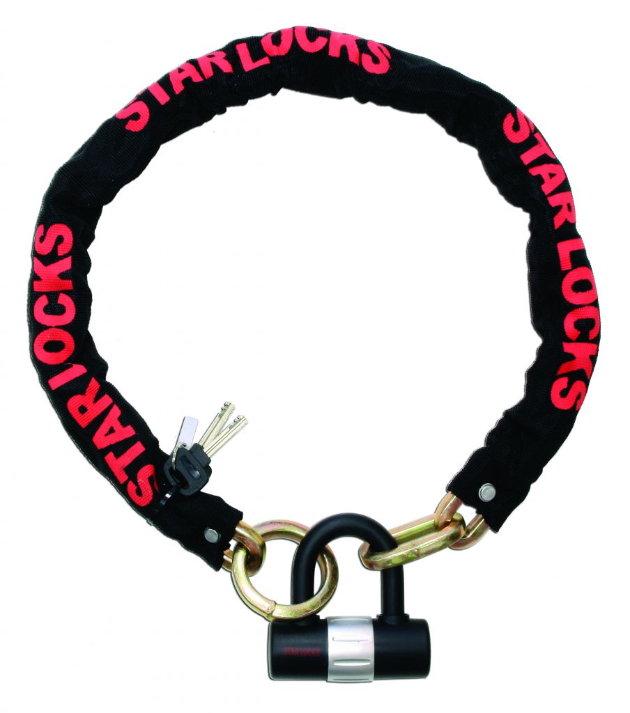 Star Locks - Chain + Padlock Ø 10x10x1000 mm