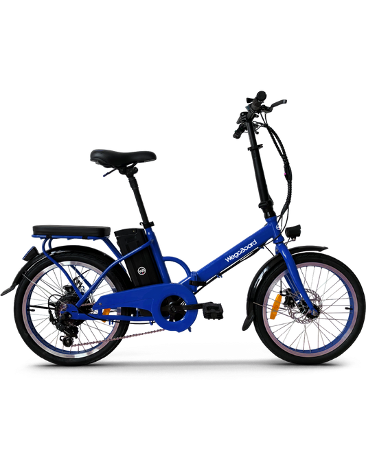 Velo electrique pliable CityBike Bleu