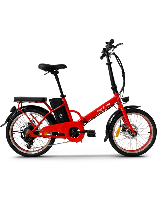 Velo electrique pliable CityBike Rouge